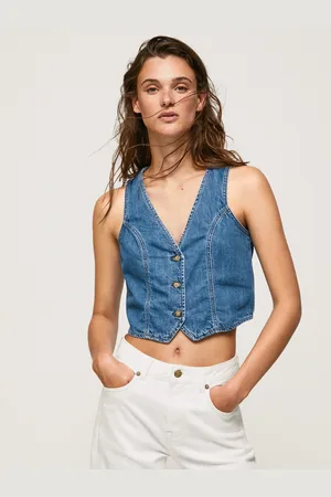 Pepe Jeans Dámská džínová vesta