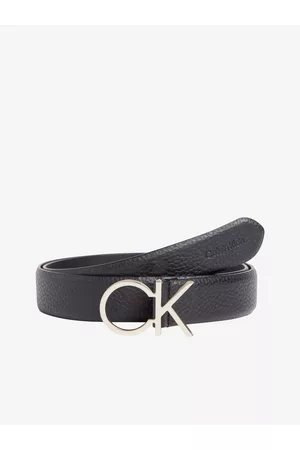 Calvin Klein Ženy Pásky - Černý dámský kožený pásek