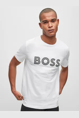 HUGO BOSS Sada dvou pánských triček v bílé a černé barvě Hugo