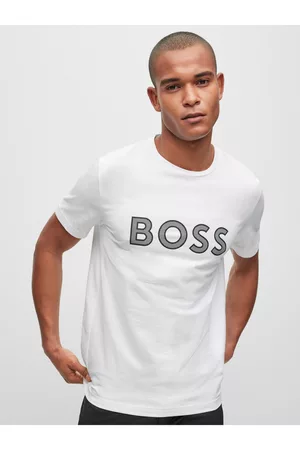 HUGO BOSS Muži Košile - Sada dvou pánských triček v bílé a černé barvě Hugo