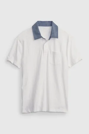 GAP Bílé klučičí polo tričko