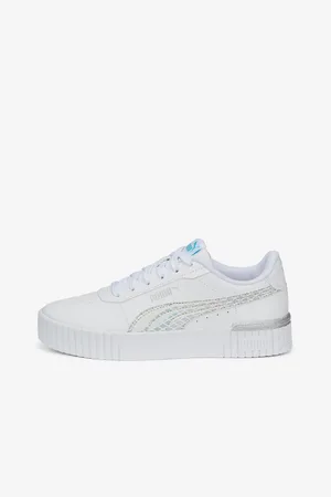 PUMA Bílé holčičí tenisky Carina 2.0 Mermaid
