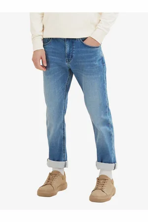 TOM TAILOR Modré pánské slim fit džíny