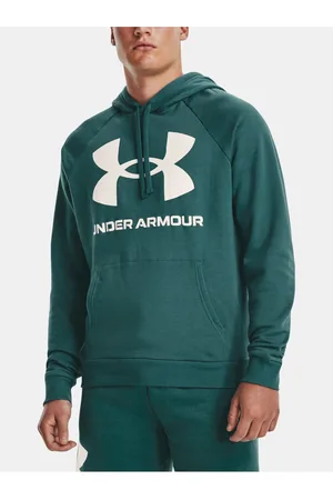 Under Armour Pánská mikina s kapucí UA Rival Fleece Big Logo HD