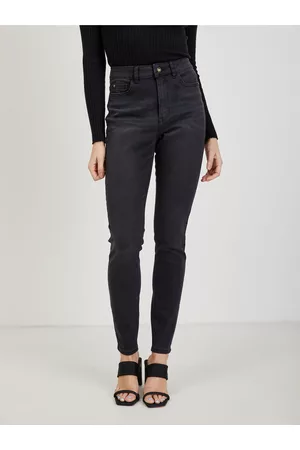 ORSAY Ženy Skinny - Černé dámské skinny fit džíny