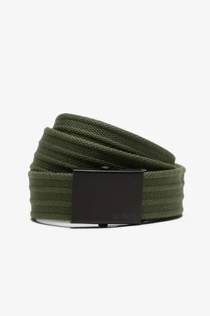 Ombre Clothing Zelený pánský pásek