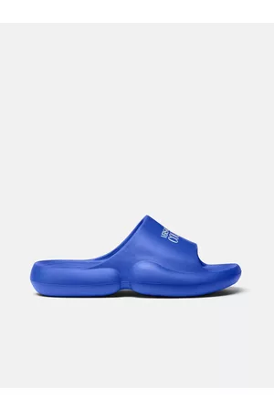 VERSACE Muži Pantofle - Modré pánské pantofle Fondo Tago
