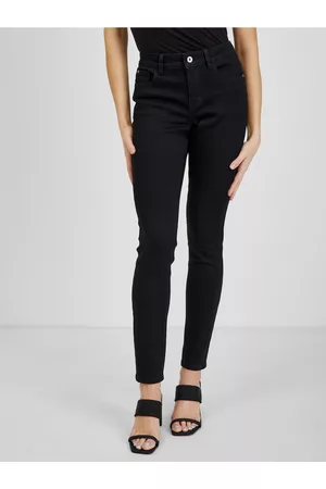 ORSAY Ženy Skinny - Černé dámské skinny fit džíny