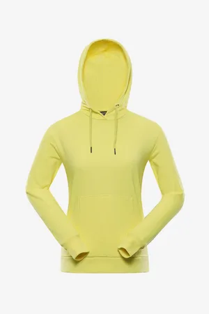 NAX Žlutá dámská basic mikina QEDA