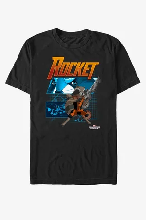 ZOOT FAN. Černé unisex tričko Marvel Nebulas For Real