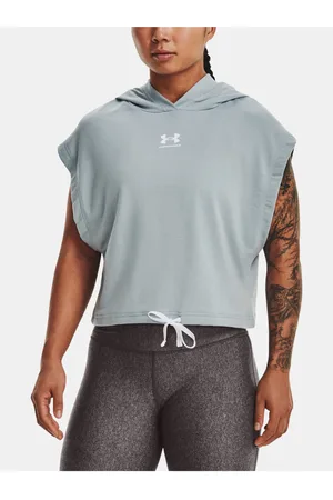 Under Armour Dámská mikina s krátkým rukávem UA Rival Terry SS Hoodie