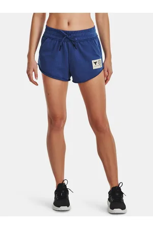 Under Armour Modré dámské sportovní kraťasy Pjt Rck Terry Short