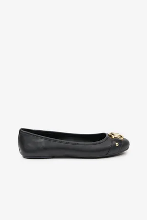 Michael Kors Černé dámské kožené baleríny Rory Ballet