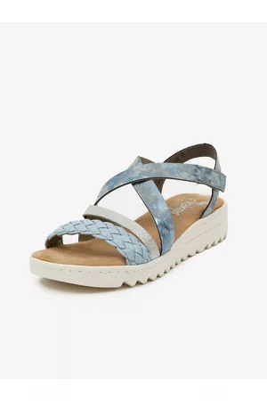 Rieker Ženy Sandály - Modré dámské sandály