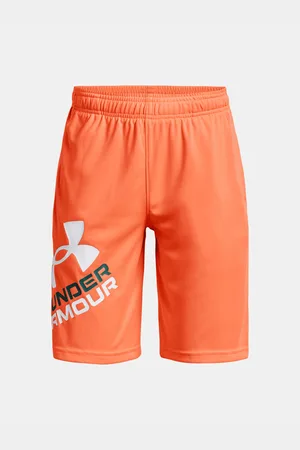 Under Armour Oranžové sportovní kraťasy UA Prototype 2.0 Logo Shorts