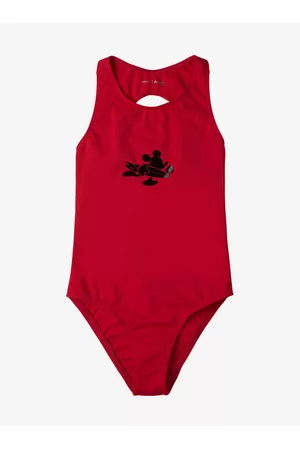 O'Neill Dívky Jednodílné plavky - Červené holčičí jednodílné plavky PG MICKEY SWIMSUIT