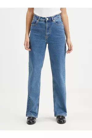 ONLY Ženy Široké nohavice - Modré dámské široké džíny Camille