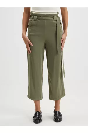 VILA Ženy Culottes - Culottes se zavazováním Priya