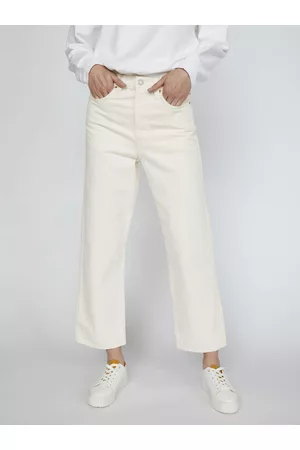 Levi's Ženy Rovné nohavice - Krémové dámské straight fit džíny