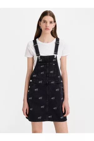 Tommy Hilfiger Ženy Lacláče - Dungaree Šaty s laclem