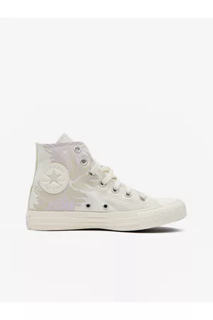 Converse Ženy Tenisky - Krémové dámské květované kotníkové tenisky Chuck Taylor All Star Floral