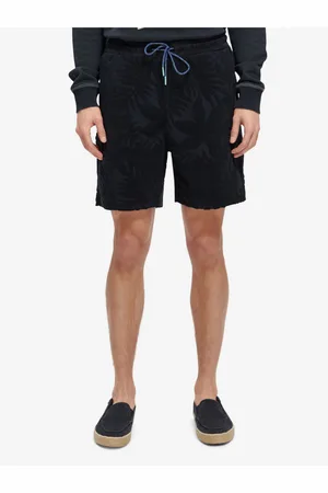 Scotch&Soda Tmavě modré pánské vzorované kraťasy