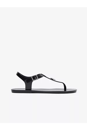 Michael Kors Ženy Sandály - Černé dámské sandály Mallory Jelly