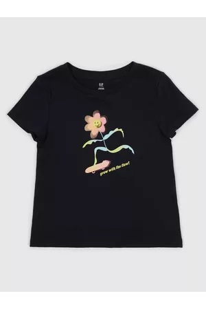 GAP Dívky Trička - Černé holčičí tričko