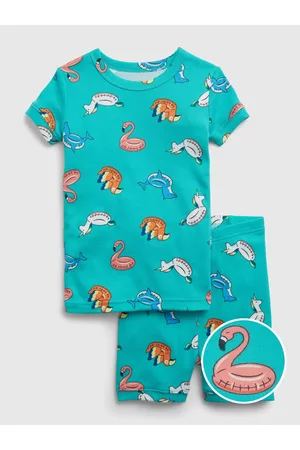 GAP Chlapci Pyžama - Tyrkysové klučičí vzorované pyžamo