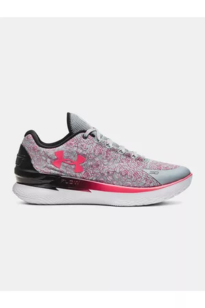 Under Armour Muži Sportovní boty - Růžovo-modré pánské vzorované sportovní tenisky CURRY 1 LOW FLOTRO NM2