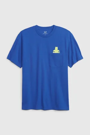 GAP Modré unisex tričko s potiskem