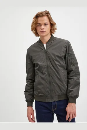 Only & Sons Tmavě zelený pánský bomber Joshua