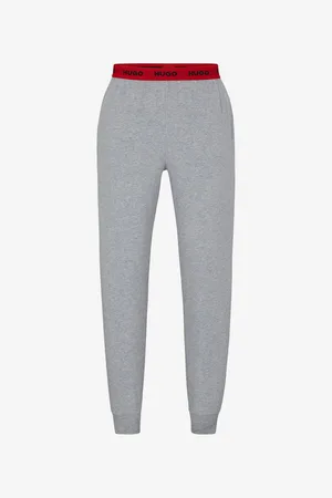HUGO BOSS Světle šedé pánské pyžamové kalhoty