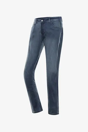 NAX Modré pánské slim fit džíny GERW