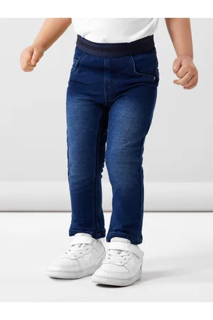 NAME IT Tmavě modré holčičí slim fit džíny Salli