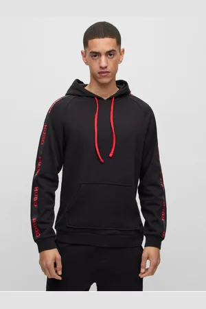 HUGO BOSS Černá pánská mikina
