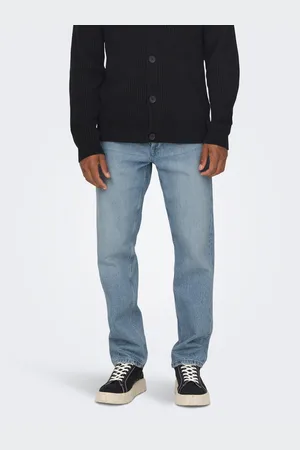 Only & Sons Světle modré pánské straight fit Edge