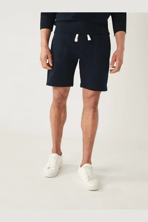 Marks & Spencer Tmavě modré pánské teplákové kraťasy