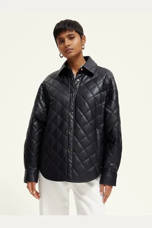 Scotch&Soda Černá dámská koženková bunda