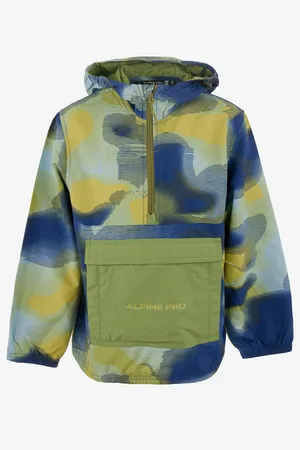 Alpine Modro- dětská vodoodpudivá bunda GOZERO