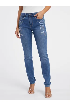 ORSAY Modré dámské slim fit džíny
