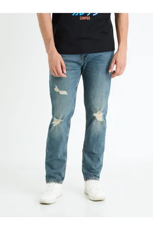 Celio Modré pánské slim fit džíny Fostroy