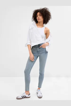 GAP Světle modré dámské skinny fit džíny s vysokým pasem