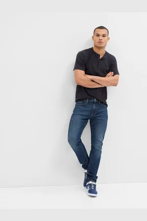 GAP Tmavě modré pánské skinny fit džíny
