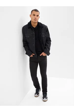 GAP Černé pánské skinny fit džíny Flex