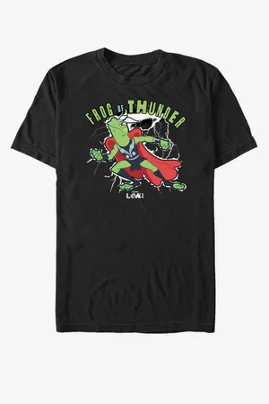 ZOOT FAN. Černé unisex tričko Marvel Throg