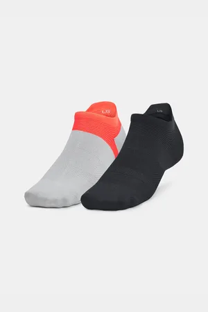 Under Armour Sada dvou párů ponožek v černé a šedé barvě UA AD Run Lite 2pk NS Tab