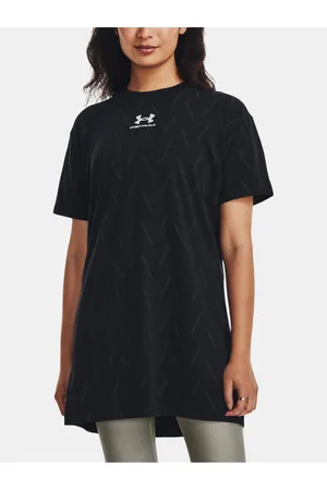 Under Armour Černé tričko UA W EXTENDED SS NEW
