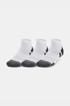 Under Armour Sada tří párů unisex ponožek v bílé barvě UA Performance Tech 3pk Low