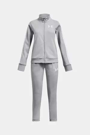 Under Armour Sada holčičí sportovní mikiny a tepláků v šedé barvě